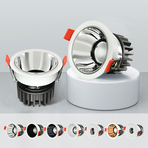 7W 10W 12W 15W 20W Comercial Led <span class=keywords><strong>Downlight</strong></span> Ajustable Aluminio Redondo Empotrado Led Focos Downlights Cob Embedded <span class=keywords><strong>Downlight</strong></span> - Product Image 2