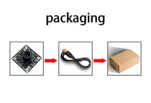 Module de caméra USB 1080P 2MP, objectif 3mm 95 DFOV, capteur CMOS USB2.0 haute vitesse, prise en charge de la reconnaissance faciale, utilisation en intérieur - Product Image 6
