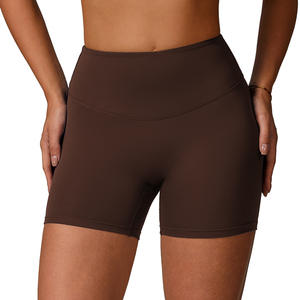 Pantalones Cortos de Yoga de Cintura Alta Zechuang para Mujer, Control de Abdomen, Moldeadores, para Entrenamiento, Fitness, Ejercicio, Running, Deportes DDK9172 - Product Image 1