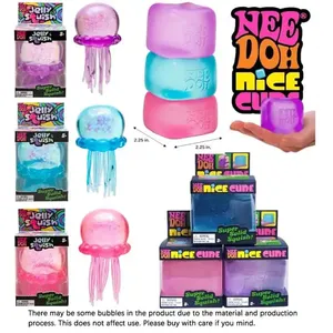 Juguete Antiestrés NeeDoh de <span class=keywords><strong>Medusas</strong></span> y Cubos, Juguete Sensorial Suave de Gelatina para Niños y Adultos - Product Image 1