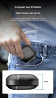 Auriculares Inalámbricos de Alta Calidad, Auriculares Deportivos Intrauditivos para Correr, Cancelación Activa de Ruido, Batería de Ultra Larga Duración con Indicador LED