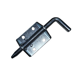 Loquet à ressort 9535 C-C pour porte en fer, loquet de traction robuste, plaqué zinc bleu, design industriel - Product Image 5