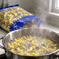 500g Macaroni et Spaghetti Colorés aux Légumes, Style Instantané, Longue Durée de Séchage, Violet à Base de Patates Douces