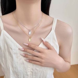 Dylam Dainty <b>Choker</b> Necklace Cz Pendant Necklace Rhodium 18k Gold Plated Link Chain Necklace for Women Jewelry Gifts - Product Image 2