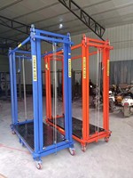Échafaudage électrique pliable, échafaudage électrique hydraulique automatique pour la construction de bâtiments