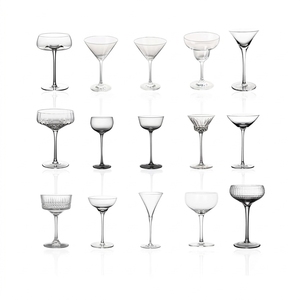 Offre Spéciale – Verres à Cocktail à Long Pied, Gobelets Multi-styles en Cristal pour Margaritas et Martinis, Idéaux pour Bars, Mariages et Fêtes - Product Image 1