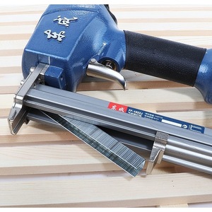 FF-1022J Pneumatic Nail Gun U-Shaped Door Nail Gun Double Nail Gun 1/4 Inch Air Inlet Aluminum Alloy Corded - Product Image 2