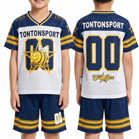 Maillot de football unisexe en polyester respirant à motif personnalisé par sublimation intégrale, faible MOQ 10 pièces, style streetwear hip-hop