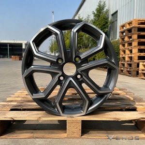 Jantes de voiture VEROS noires usinées <span class=keywords><strong>4</strong></span> 15 16 17 18 pouces <span class=keywords><strong>4</strong></span>*98/100 5*100/105/<span class=keywords><strong>108</strong></span>/110/112/114.3/120/130 Fiat Alfa Quella - Product Image 2