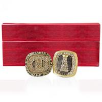 Vente chaude, bague de championnat des Canadiens de Montréal de la LNH de 1986 à 1993, ensemble de 2 pièces, bijoux en alliage plaqué or personnalisé, incrusté de strass
