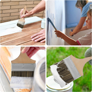 <span class=keywords><strong>Pinceau</strong></span> de <span class=keywords><strong>peinture</strong></span> professionnel de vente directe d'usine de 1 à 8 pouces avec manche en bois - Product Image 5