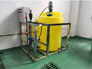 ปั๊ม PLC ควบคุมอัตโนมัติรุ่นใหม่สำหรับระบบเตรียมและจ่ายสารเคมีโพลีเมอร์ผงสำหรับบำบัดน้ำเสีย อัตราการไหล 5 ลบ.ม./ชม. - Product Image 3