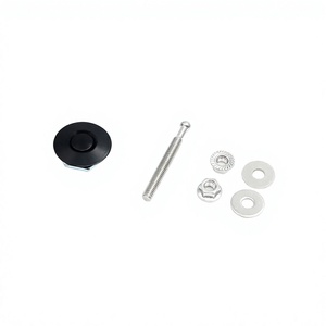 Cerradura de capó Hoso Racing, disco de 32 mm, varilla de 101 mm, aleación de aluminio y acero inoxidable para modificación de automóviles - Product Image 4
