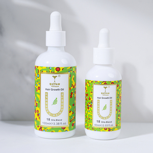 Sérum Capillaire Nourrissant Sans Rinçage à l'Huile de Coco, Acide Hyaluronique, Acides Aminés, Gingembre et Menthe Poivrée Biologiques, Marque Blanche - Product Image 6