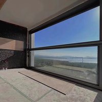 Ventana Elevadora Eléctrica Inteligente Moderna para Balcón con Sensor de Lluvia y Bloqueo Infantil, Vidrio Aislante, Elevación Vertical