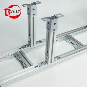 Data center aluminum cable ladder with open system for cable management