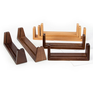 CNC Machining custom Walnut <b>wood</b> products <b>Solid</b> <b>Wood</b> <b>Desk</b> Calendar Base with Card Holder CNC <b>wood</b> parts - Product Image 6
