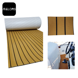 Ladrillos divertidos 98in x 47in EVA de teca sintética barco vehículo recreativo suelo antideslizante pisos para barcos - Product Image 1