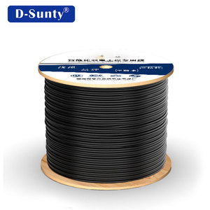 สายเคเบิลอีเธอร์เน็ต LAN Cat6 UTP สีดำ ความเร็วสูง ขนาด 24awg ความยาว 305 เมตร สายสื่อสาร PVC พร้อมทองแดงเปลือยสำหรับการเชื่อมต่อเครือข่าย - Product Image 4