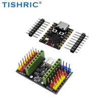 TISHRIC 1/2/5/10 Buah Papan Pengembangan ESP32-C3 ESP32 Papan Pengembangan SuperMini Pin Header Wifi BT5.0 160MHz Papan Ekspansi