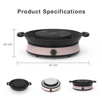 2023 chinois moderne nouvellement conçu Barbecue brosse Pot intégré Barbecue four