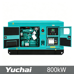 เครื่องกำเนิดไฟฟ้าดีเซลยูชัย 800 กิโลวัตต์ 1000 กิโลโวลต์แอมแปร์ แบบเงียบพิเศษ ประสิทธิภาพสูง ประหยัดน้ำมัน 3 เฟส ระบายความร้อนด้วยน้ำ สำหรับอุตสาหกรรม พร้อมระบบ ATS - Product Image 1