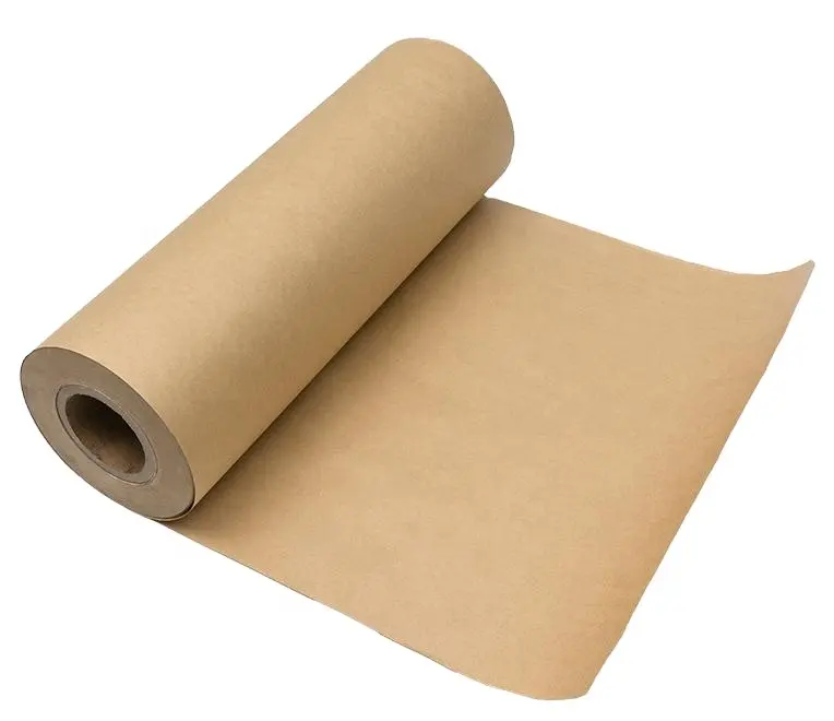 Papel de liberación kraft de silicona de recubrimiento simple marrón de alta calidad 95g para imprimir etiquetas