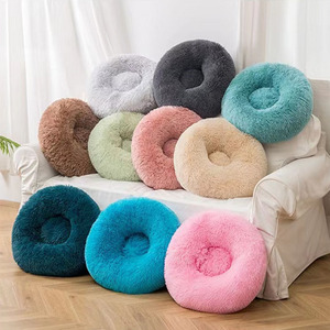 Cama confortável para cachorros, cama antiderrapante de pele falsa macia e rosca para animais de estimação - Product Image 6