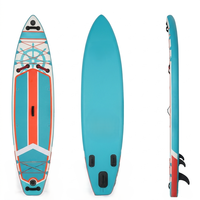 Planche de SUP gonflable tout usage pour adultes, système à 3 ailerons en PVC, idéale pour les lacs et les rivières, paddle board, surf, pêche