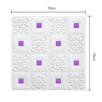 Autocollant mural 3D auto-adhésif en XPE, décoration murale moderne imperméable pour usage domestique et de divertissement