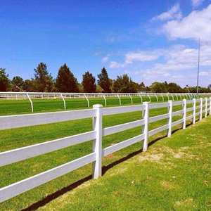 Trung Quốc-thực hiện thân thiện với môi <span class=keywords><strong>PVC</strong></span> 3-đường sắt ngựa và dê hàng rào trang trí vườn Vinyl Panels với khung gỗ và nhựa - Product Image 5