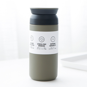 2025 Neuheiten 350ml/500ml Doppelwandige Edelstahl-Thermoskanne Prägnante Vakuum flasche mit Deckel - Product Image 5