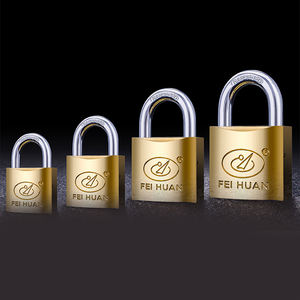 キャンダド50mm安全パッドロック金メッキ鉄製南京錠サンプルカスタマイズ可能 - Product Image 2