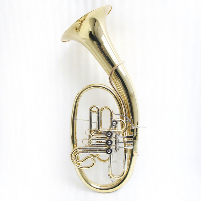 Wagner Tuba Professional Bb/F High End Clear Lacquer Brass Body Stainless Steel Pistons Case Wagner Tuba