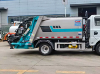 Camion à ordures compacteur DFAC Tuyi 4*2 |    Liste de prix des camions compacteurs de 4 mètres cubes |   Fabricant de camions de collecte des déchets