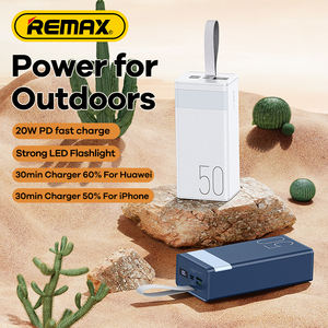 Remax RPP-321 모바일 충전기 휴대용 빠른 휴대용 충전기 큰 <span class=keywords><strong>50000mah</strong></span> 전원 은행 외부 배터리 LED 조명 - Product Image 3