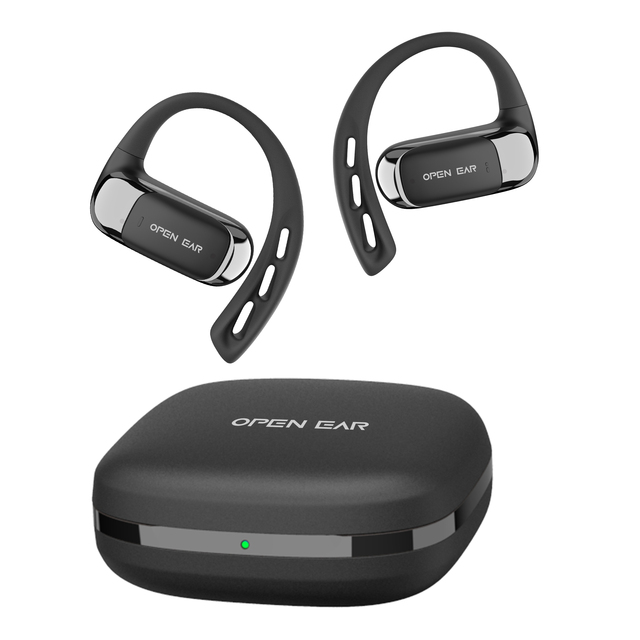 Q2 Open Ear Earphones Non-in-ear Comfort Fast Charging Bt Call Ipx5 Waterproof Noise Reduce Dual Mic Open Sports Headphones