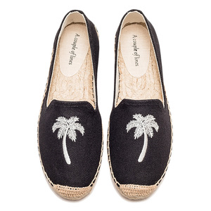 Туфли из холста и льна, женские джутовые подошвы на толстой подошве, повседневные, дышащие и износостойкие - Product Image 4