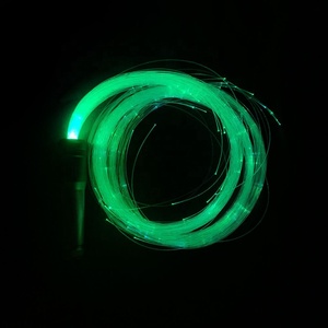 Látigo de Fibra Óptica con Luces LED Intermitentes |   Accesorios de Baile Luminosos Multicolores para Fiestas Rave - Product Image 2