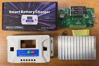 Contrôleur solaire PWM Santer 30A pour le Pakistan, 12V 24V, 4 ports USB, écran LED numérique, convertisseur solaire, couleur bleue