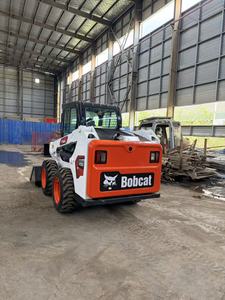 รถตักล้อยางมือสอง Bobcat S550 ชั่วโมงการทำงานน้อย สภาพดี รถตักขนาดกะทัดรัด พร้อมบุ้งกี๋แบบถอดเร็ว ขาย - Product Image 5