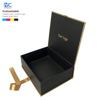 Emballage secondaire personnalisé pour ceinture et cravate de luxe, boîte rigide magnétique pliable pour boutique, emballage de vente au détail