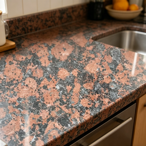 Premium Modern Polished Natural Stone Red Diamond <b>Granite</b> <b>Slab</b> Cut-To-Size Eco-Friendly Lightweight Durable Kitchen Staircase - Product Image 5