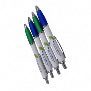 Hot Selling Fashion Plastic Ballpoint Pens Custom Logo <b>Cheap</b> Promotional Pen - Product Image 2