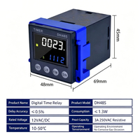 AC/DC 220V 380V 24V DH48S-S 延时继电器开关 0.01S-99990H 工业数字可编程定时器 1Z 2Z AC DC