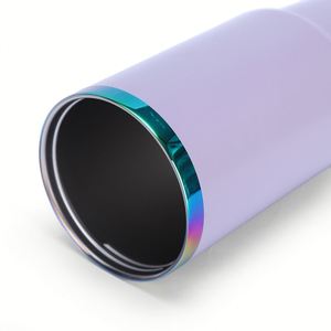Gobelet de sublimation 30oz avec poignées, couvercle rabattable, double paroi isolée sous vide, sans BPA, en acier inoxydable avec paille pour usage extérieur - Product Image 4