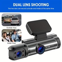 Kamera Dasbor Mobil Baru 3.16 Inci HD IPS Tiga Lensa dengan Penglihatan Malam, Cermin Pandang Belakang, WiFi & GPS DVR Kotak Hitam Garansi 1 Tahun
