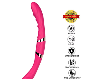ของเล่นทางเพศสำหรับผู้หญิงเลสเบี้ยนและ omosexual USB Power lez Femme <span class=keywords><strong>AV</strong></span> vibrator พร้อมด้วย clitoral & vaginal/G-Spot - Product Image 2