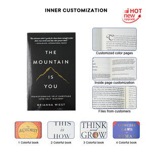 Thanh Lịch Cá Nhân Bìa Cứng softcover ràng buộc tùy chỉnh in màu mang nhãn hiệu công ty Quà Tặng đào tạo hướng dẫn sử dụng - Product Image 6