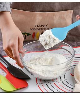 ไม้พายซิลิโคนสำหรับทำอาหารผสมแป้งเนย,ไม้พายสำหรับทำ<span class=keywords><strong>เค้ก</strong></span><span class=keywords><strong>ครีม</strong></span>ทำอาหารเกรดอาหาร - Product Image 6